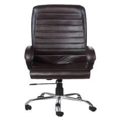 Office Chair, Leatherette Office Chair, Director Chair, Brown Color Chair, Office Chair - EL21001