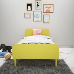 Panel Bed, Panel Bed in Yellow Color, Panel Bed for Kids, Panel Bed -eL5062