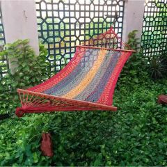 Natural Casual Hanging Swing Chair with Pillows for adults set is made out of 100 percent Cotton thick durable natural canvas, Swing - EL6071