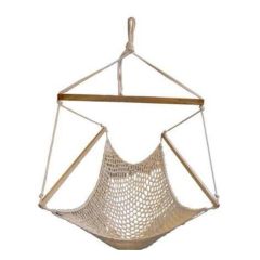 Natural Casual Hanging Swing Chair with Pillows for adults set is made out of 100 percent Cotton thick durable natural canvas, Swing - EL6112