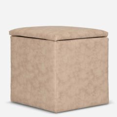 Ottoman, (FN1982027-S-PM29017)  Mubelcasa, Leatherette, Square, Ottoman - EL6114