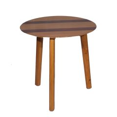 End Table, End Table in Brown Color, End Table in Epoxy & Wood, End Table for Home, End Table - IM12105