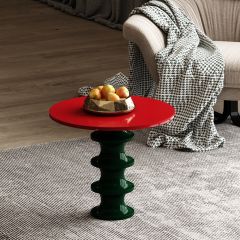 End Table, Side Table, Red & Green Color Table, End Table - IM12213