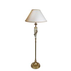 Floor Lamp, Floor Lamp in Metal, Floor Lamp with White & Gold Color, Floor Lamp - IM14008