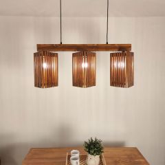 Hanging Light, Hanging Light with Dark Brown Color, Hanging Light in Wood, Hanging Light for Home, Hanging Light - IM14027