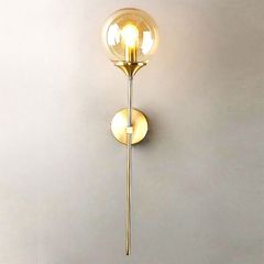 Wall Light, Mild Steel Golden Finish Modern Wall Lamp(Sizzling Lights), Bedroom & Living Room Wall Lamp, Wall Light - IM14187