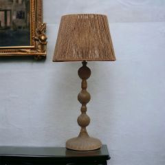 Table Lamp, Vintage Jute Theory (Home Blitz), Nightstand Lamp, Brown Color Table Light, Table Lamp - IM14212