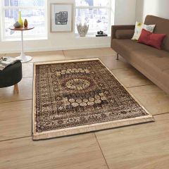 Rugs, (Presto) ICLVI43GOLDC4X6, Gold Traditional Silk Carpet, Rug-IM15934