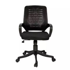 Office Chair, Black Mesh Revolving Chair, Office Chair - IM21001