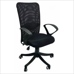 Office Chair, Black Mesh Revolving Chair, Office Chair - IM21003