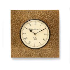 Wall Clock, (NAVIKA PRODUCTION), Square Brass Clock,
Wall Clock - IM2234