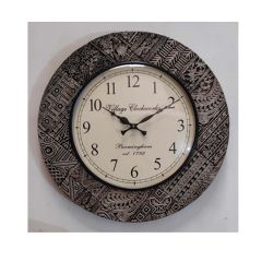 Wall Clock, (NAVIKA PRODUCTION), Block Polish Pop Work, Wall Clock - IM2244