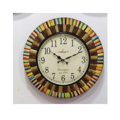 Wall Clock, (NAVIKA PRODUCTION), Wooden Pencil Clock,
Wall Clock - IM2250