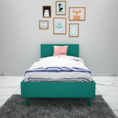 Single Bed, Single Bed in Green Color, Single Bed for Kids, Single Bed - IM5067