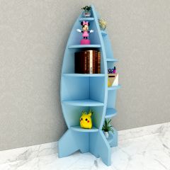 Wooden Toy unit ,  Toy unit with open shelves, Rocket look toy unit ,Floor standing Kids toy unit - IM1015
