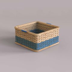Basket, SBA02XB (Mianzi), Boxes, Bamboo Baskets, Storage, Container, Stackable Baskets, Stackable Container, Eco Friendly Containers, Eco Friendly Baskets, Wooden Basket, Basket - VT11048