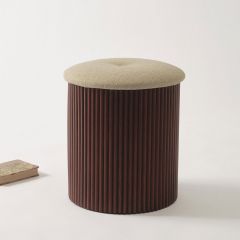 End Table, (Bhati Impex) BI3026, Arrange End Table with Maroon & Beige Finish, End Table - VT12177