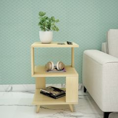 End Table, Side Table, Wooden End Table with Open Shelf, End Table - VT12201