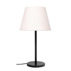 Table Lamp, (DTT MS514BLE) Divine Trend Table Lamp With Off-White & Black Color, Table Lamp In Metal, Table Lamp For Living & Bedroom Area, Table Lamp - VT14154