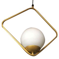 Hanging Light( 0008-03-0722), Hanging Light with Gold & White Color, Hanging Light - VT14162