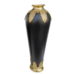 Vase, Vase with Golden & Black Color, Vase for Metal, Vase for  Home Decor, Vase - VT15108