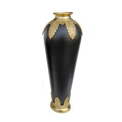 Vase, Vase with Golden & Black Color, Vase for Metal, Vase for  Home Decor, Vase - VT15109