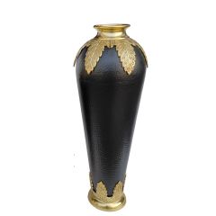 Vase, Vase with Golden & Black Color, Vase for Metal, Vase for  Home Decor, Vase - VT15110