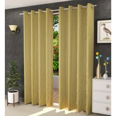 Curtain, (Presto) ICMMC14_D2, Green Color Geometrical Door curtain Set of 2 (44 X 84 inches), Curtain-VT16013