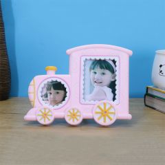 Photo Frame, AVA-HT-10a(A Vintage Affair), Cute Train 2-Photo Frame - Pink, Photo Frame - VT16096