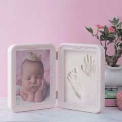 Photo Frame, AVA-XK3-10A(A Vintage Affair), Newborn Baby Photo & Mould Frame Gift Set - Pink, Photo Frame - VT16102
