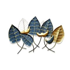 Wall Art, Wall Art for Home Decor, Wall Art in Silver, Blue & Gold, Wall Art - VT2060