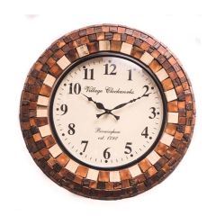 Wall Clock, NP-014 (NAVIKA PRODUCTION), 
Antique Wooden Clock, Wall Clock - VT2251