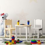 Kids table, Kids chair, study table, kids study table, Round  table, table chair set, stool, playing table , table, Study sets -Table and chair set- IM 4002