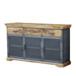 Cabinet,  Brown & Grey Cabinet , Cabinet with Drawer, Cabinet with Shutter, Cabinet - EL - 10053