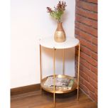 End Table, SCALP/2020/201 (Strawberry Collective), Flora Side Table, End Table - EL12141