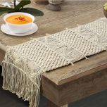 Table Runner (i82_2_1), Table Runner with Off White Color, Table Runner - EL15253