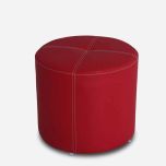 Ottoman, (FN1762428-S-PM29017)  Mubelcasa, Polyester, Round, Ottoman - EL6132