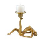 Table Accessory, Table Accessory in Metal, Table Accessory with Candle Stand,Table Accessory in Golden Color,Table Accesory - IM15130