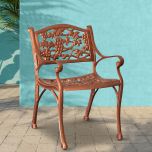Chair, DGC-001 - GOLD (DWARKA ART INDIA), Designer Chair, Cast Aluminium Chair, Chair - IM6109