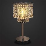 Table Lamp, Crystal Chrome Table Lamps (Sizzling Lights), Nightstand Lamp, Chorme Finish, Table Lamp - VT14186