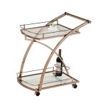Kitchen trolley, bar trolley, kitchen accessory, serving trolley, metal serving trolley, serving cart with wheel