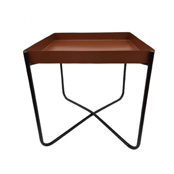 Side Table, (RR Handicraft), Brown & Black Color Side Table, End Table - EL12195