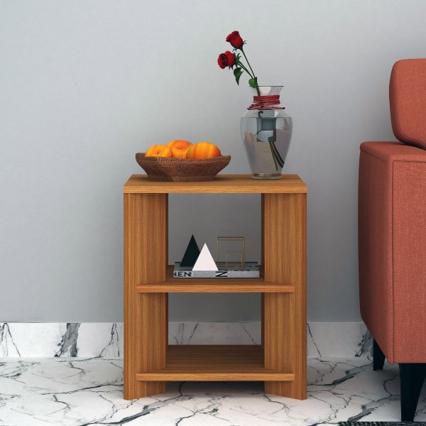 End Table, Wood End Table, End Table with open shelf,  End Table - IM - 12054