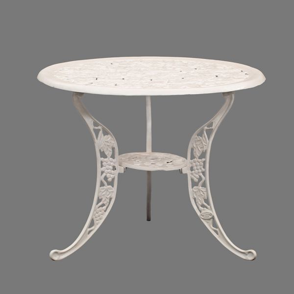 Coffee Table, DGT - 018 -OFFWHITE (DWARKA ART INDIA), Designer Table, Cast Aluminium Table, Coffee Table - IM12142
