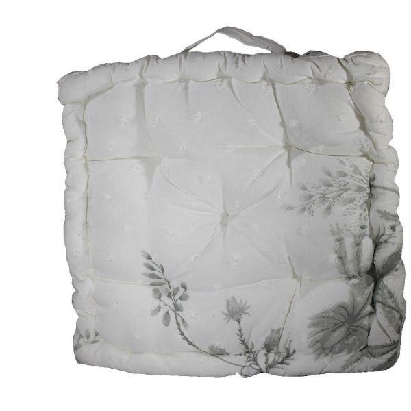 Cushion, White Cushion, Cushion in Rectangular Shape, Chair Pad, Chair Cushion, Cushion - IM16072